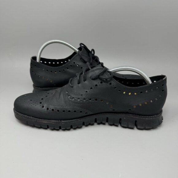 Cole Haan No Stitch Zerogrand Men Size 10.5 M Shoes Black Wingtip Oxford C12973 main image 7